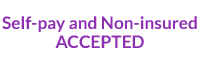 Self-pay and Non-insured accepted